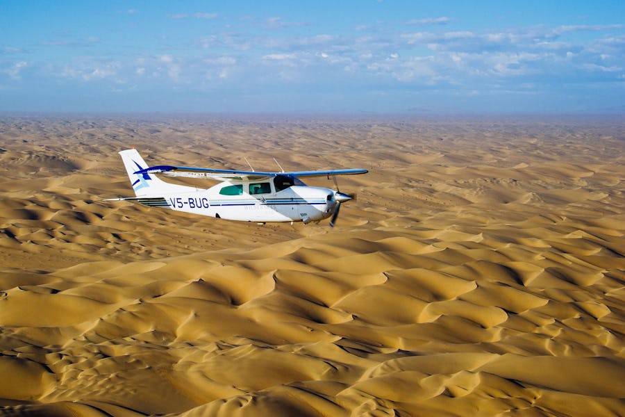 Fly in safari Namibia travel tips