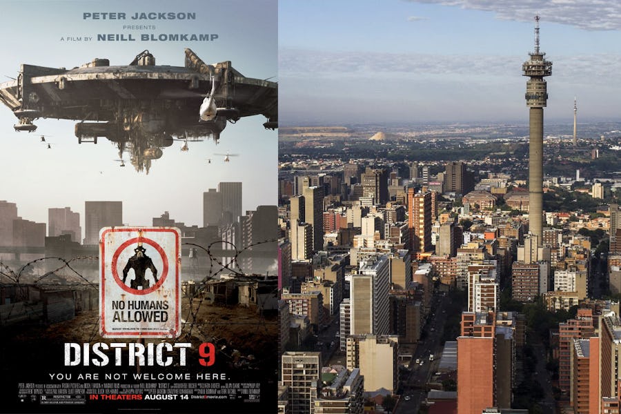 Famous movies filmed in Africa - district 9