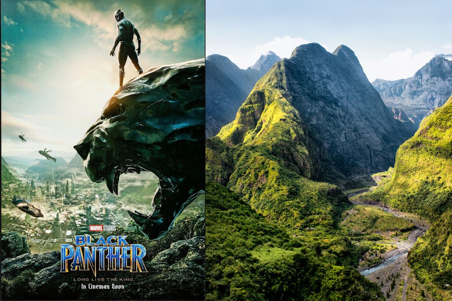 Famous movies filmed in Africa - black panther