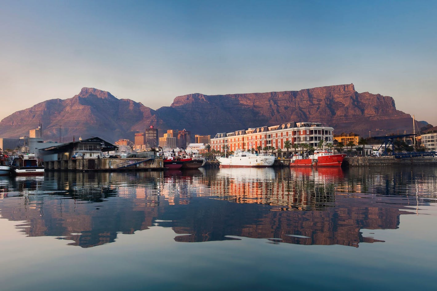 table mountain waterfront cape town south africa 